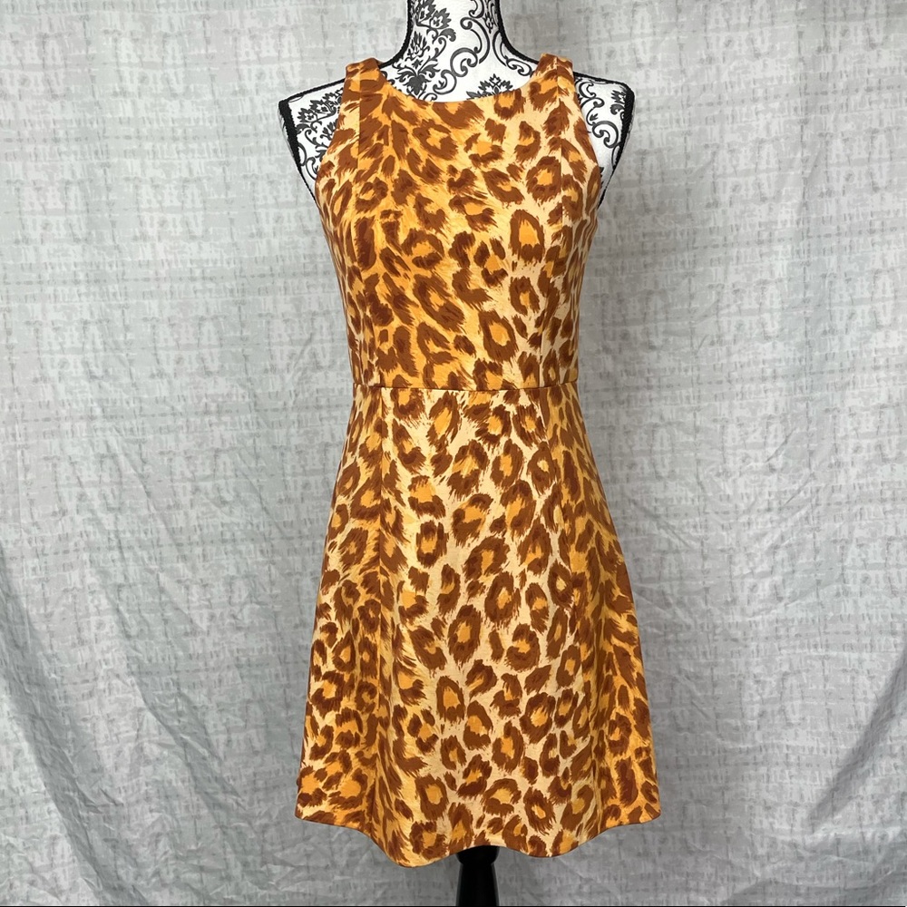 NWOT Kate Spade Panthera Ponte Sleeveless Mini Dress Size XS